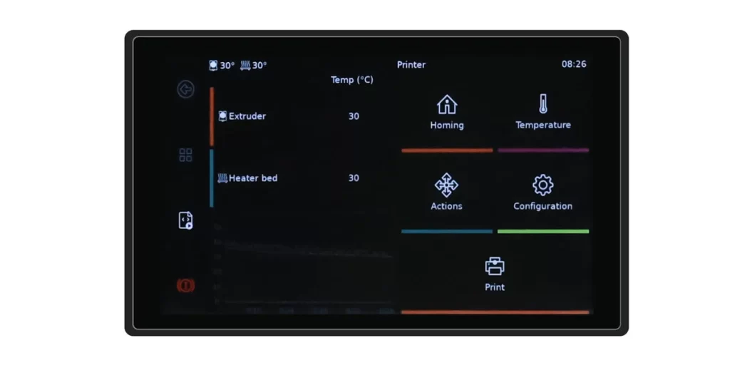 Touch screen FDM 3d printer 1200x
