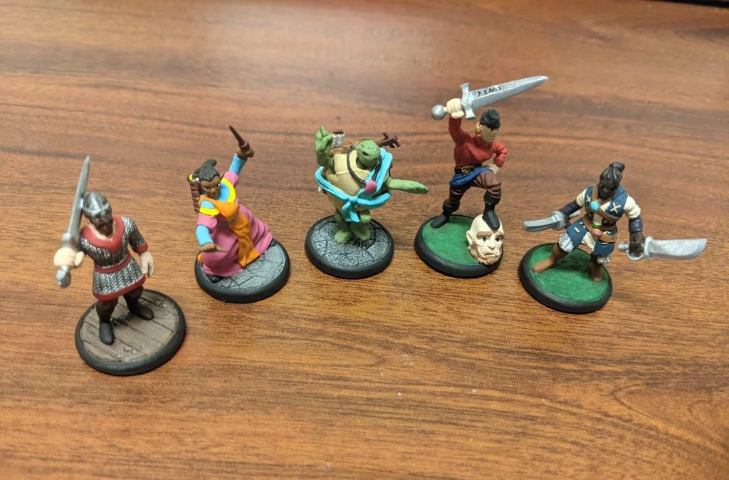 Thingiverse Miniatures Packs: Discover 3D Printable Designs 5 Player Character Pack 03 by Valandar