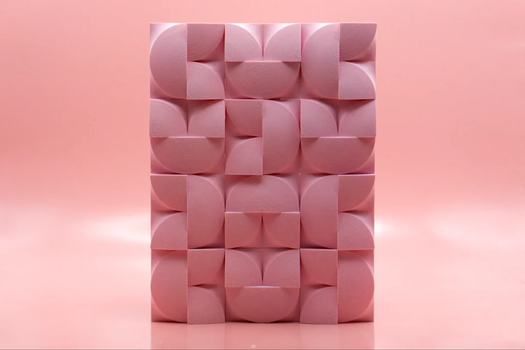 Geometric Tulip Wall by Pork3D
