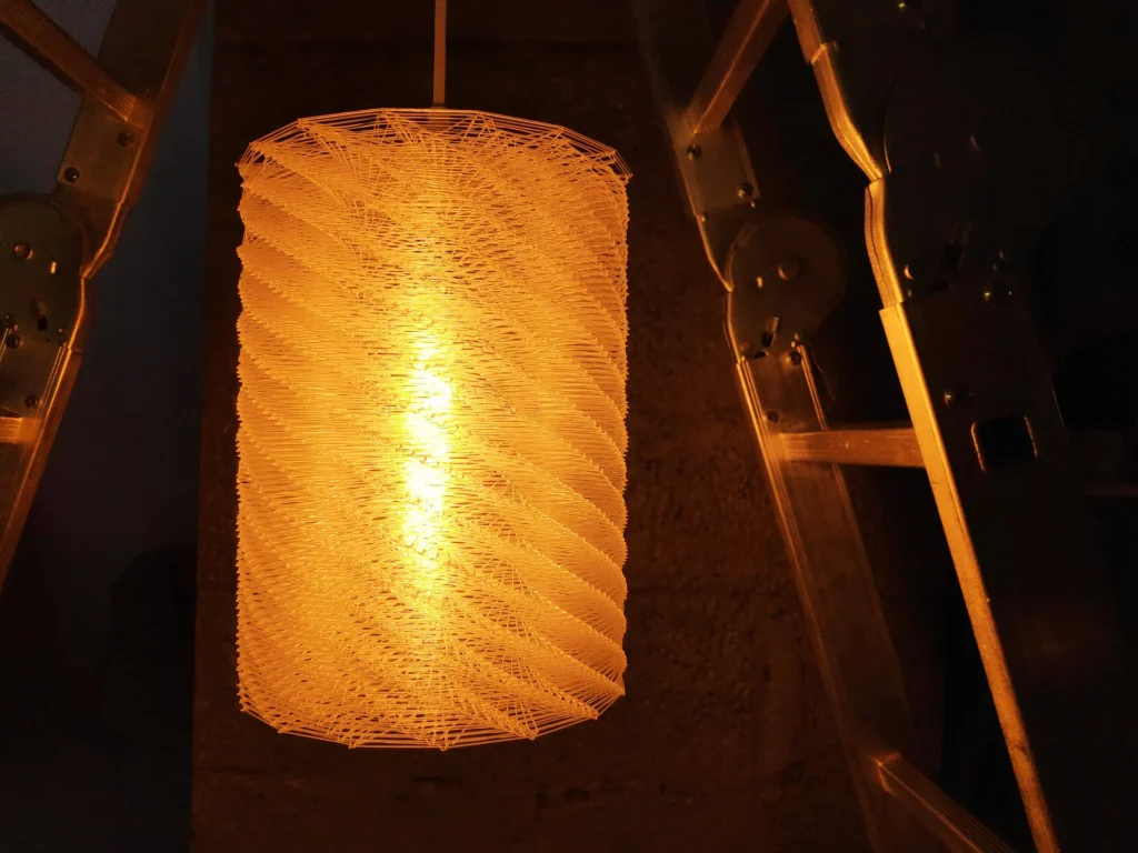 Orbital 3D printed lamps