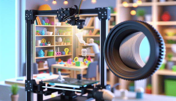 Additive Realm: 3D Printers Reviews, News, and Tutorials 14 alt_text: A vibrant cover showcasing diverse 3D printed objects and a 3D printer in action on a modern workspace.