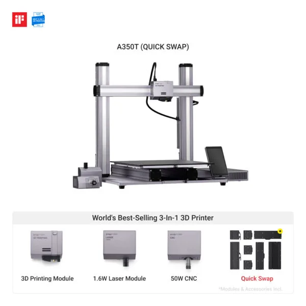 Snapmaker 2.0 A350T 3-in-1
